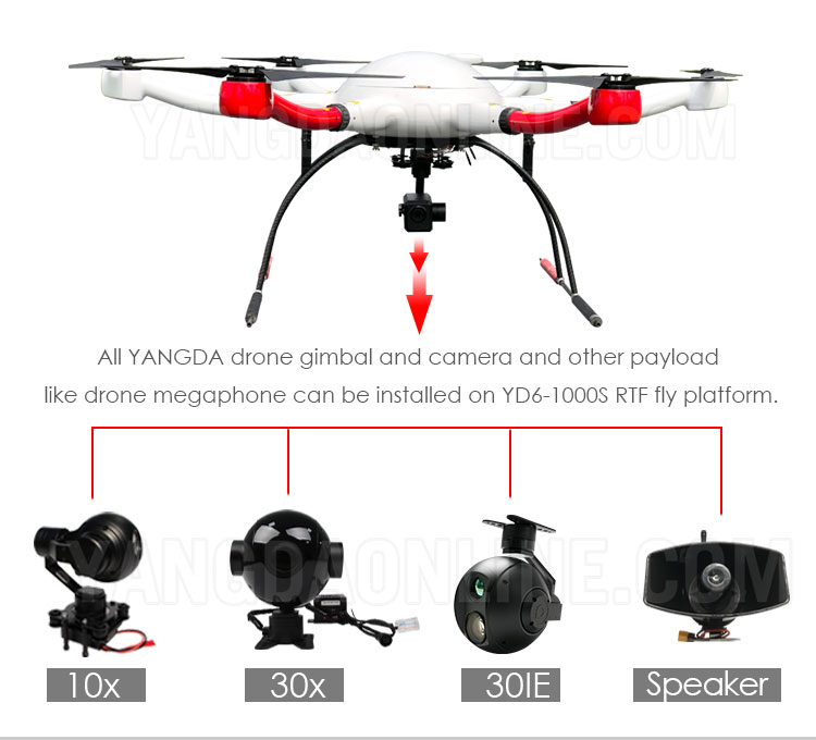 YANGDA YD6-1000S RTF Hexacopter With Long Flying Time - Image 7