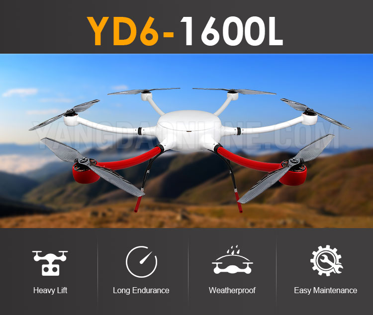 YANGDA YD6-1600L Heavy Lift Hexacopter - Image 3
