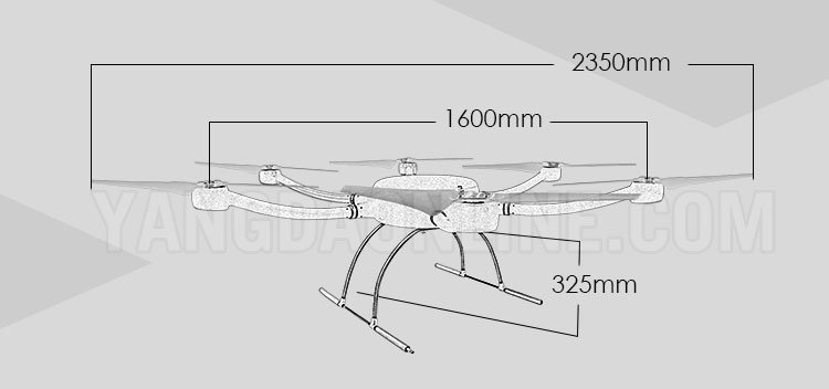 YANGDA YD6-1600L Heavy Lift Hexacopter - Image 4