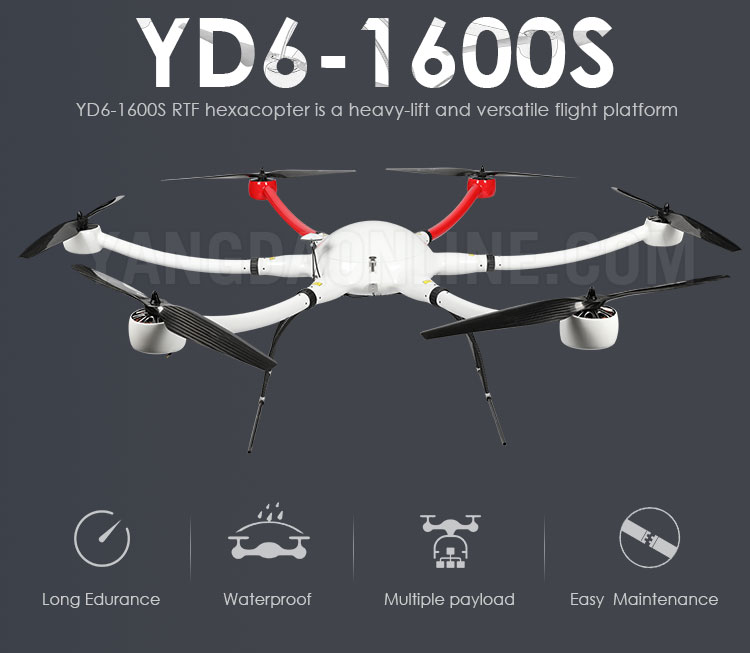 YANGDA YD6-1600S Heavy Lift Hexacopter - Image 3