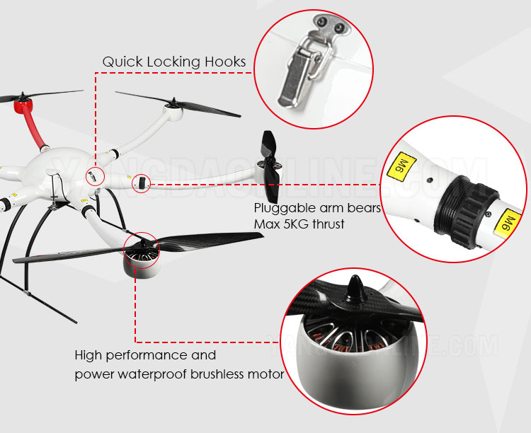 YANGDA YD6-1600S Heavy Lift Hexacopter - Image 5