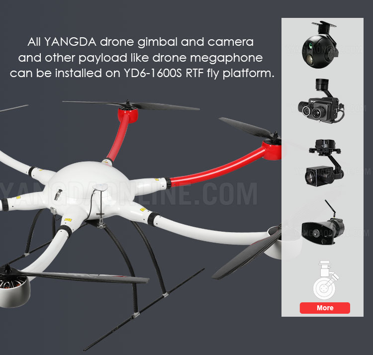 YANGDA YD6-1600S Heavy Lift Hexacopter - Image 7